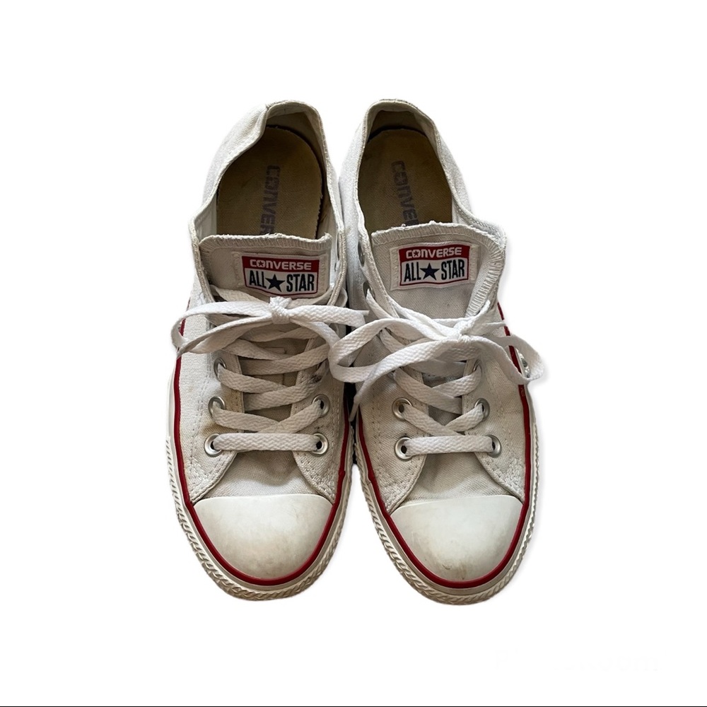 White converse all stars unisex classic